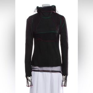 Y/project Mockneck Organza Top